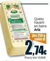 Unide Market Arla - queso havarti en barra oferta