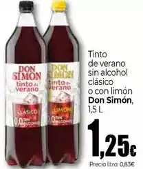 Unide Market Don simón - tinto de verano sin alcohol clasico o con limon oferta