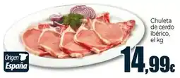 Unide Market Chuleta de cerdo iberico oferta