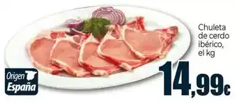 Unide Market Chuleta de cerdo iberico oferta