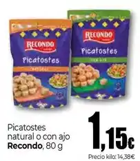 Unide Market Recondo - picatostes natural o con ajo oferta