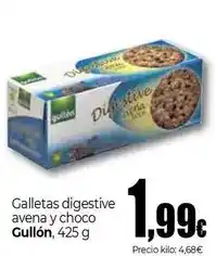 Unide Market Gullón - galletas digestive avena y choco oferta