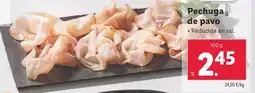 Lidl Pechuga de pavo oferta
