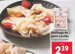 Lidl Pechuga de pavo cocida oferta