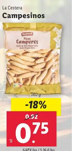 Lidl LA CESTERA Camperos oferta