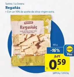 Lidl TASTINO/LA CESTERA Regañás oferta