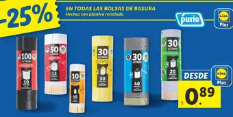 Lidl En todas las bolsas de basura oferta