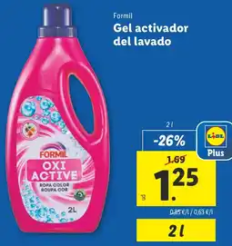 Lidl FORMIL Gel activador del lavado oferta