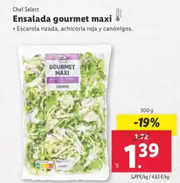 Lidl CHEF SELECT Ensalada gourmet maxi oferta