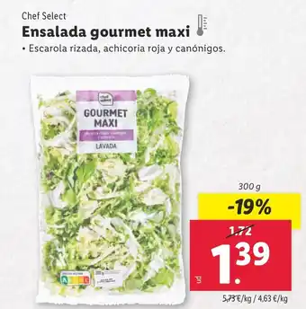Lidl CHEF SELECT Ensalada gourmet maxi oferta