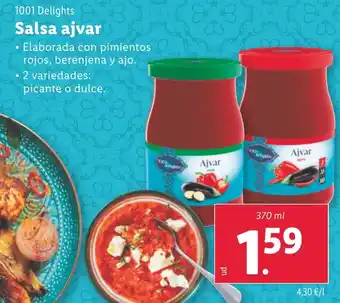 Lidl 1001 DELIGHTS Salsa ajvar oferta