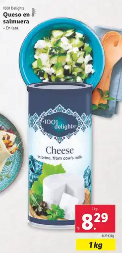 Lidl 1001 DELIGHTS Queso en salmuera oferta