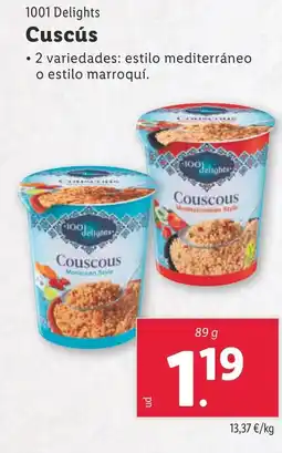 Lidl 1001 DELIGHTS Cuscús oferta
