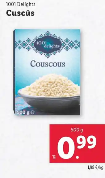 Lidl 1001 DELIGHTS Cuscús oferta