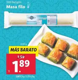 Lidl 1001 DELIGHTS Masa filo oferta