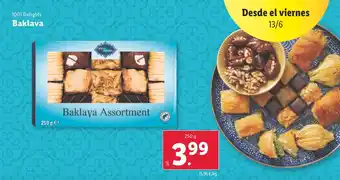 Lidl 1001 DELIGHTS Baklava oferta