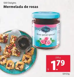 Lidl 1001 DELIGHTS Mermelada de rosas oferta