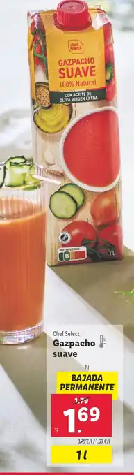 Lidl CHEF SELECT Gazpacho suave oferta