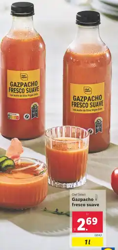 Lidl CHEF SELECT Gazpacho fresco suave oferta