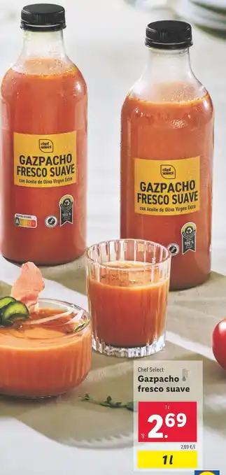 Lidl CHEF SELECT Gazpacho fresco suave oferta