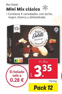 Lidl BON GELATI Mini Mix clásico oferta