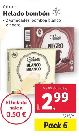 Lidl GELATELLI Helado bombón oferta
