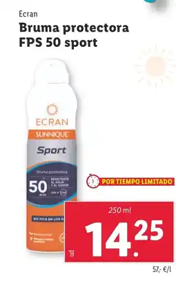 Lidl ECRAN Bruma protectora oferta