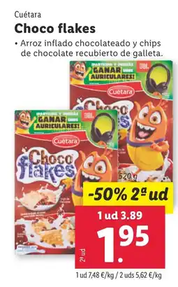 Lidl CUETARA Choco flakes oferta