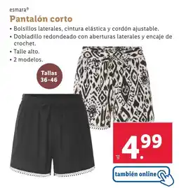 Lidl ESMARA Pantalón corto oferta
