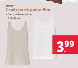 Lidl ESMARA Camiseta de punto fino oferta