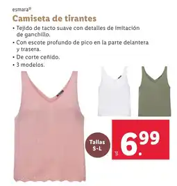 Lidl ESMARA Camiseta de tirantes oferta