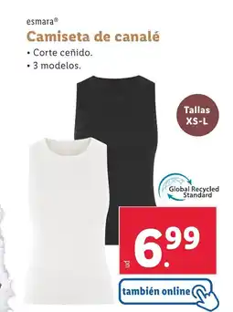 Lidl ESMARA Camiseta de canalé oferta