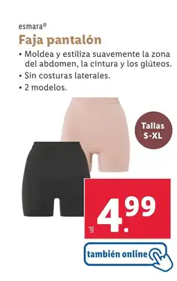 Lidl ESMARA Faja pantalón oferta
