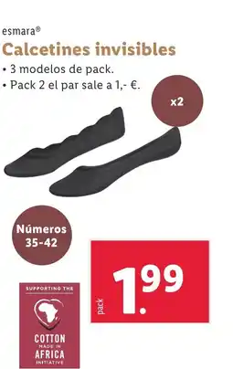 Lidl ESMARA Calcetines invisibles oferta