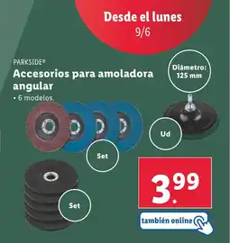 Lidl PARKSIDE Accesorios para amoladora angular oferta