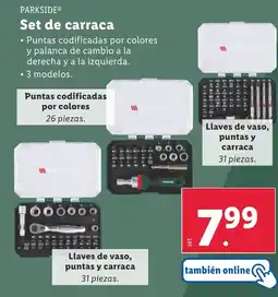 Lidl PARKSIDE Set de carraca oferta