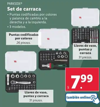 Lidl PARKSIDE Set de carraca oferta