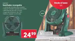 Lidl PARKSIDE Ventilador recargable oferta