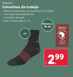 Lidl PARKSIDE Calcetines de trabajo oferta