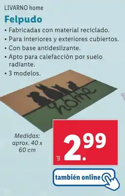 Lidl LIVARNO HOME Felpudo oferta