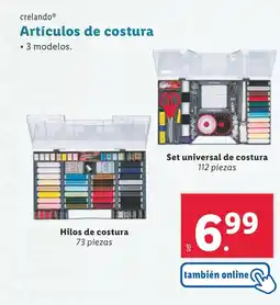Lidl CRELANDO Artículos de costura oferta
