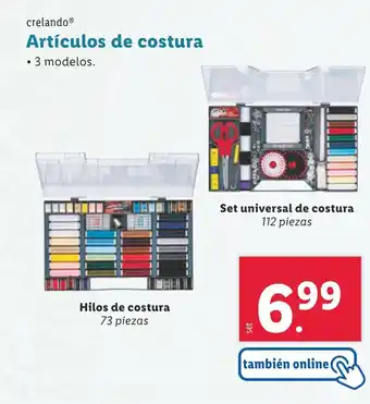Lidl CRELANDO Artículos de costura oferta