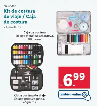 Lidl CRELANDO Kit de costura de viaje / Caja oferta