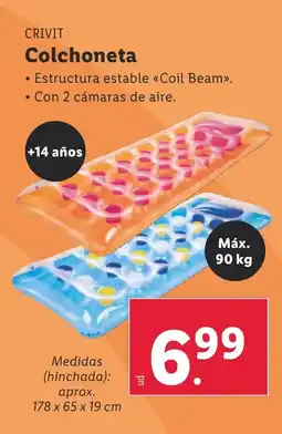 Lidl CRIVIT Colchoneta oferta