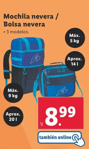 Lidl Mochila nevera / Bolsa nevera oferta