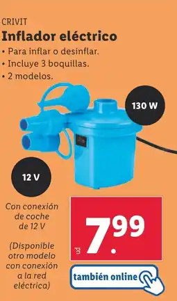 Lidl CRIVIT Inflador eléctrico oferta