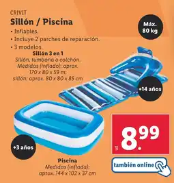 Lidl CRIVIT Sillón / Piscina oferta
