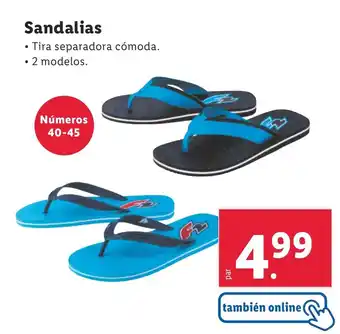 Lidl Sandalias oferta