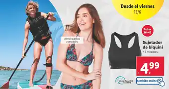 Lidl Sujetador de biquini oferta