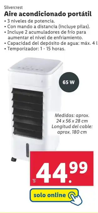 Lidl SILVERCREST Aire acondicionado portátil ufesa oferta